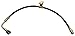 ACDelco Gold 18J2265 (19173186) Front Driver Side Brake Hose
