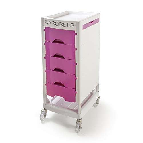 Carobels Trolley Trays White/Pink 1700 g