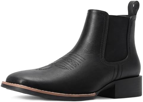 Amazon.com | Rvminyta Cowboy Boots for Men Square Toe Chelsea