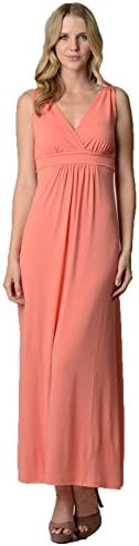 Christine V Empire Waist Maxi Dress Medium Shrimp