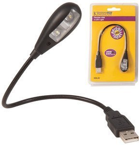 Kinsman KBL02 Bright Light Flexible USB Light - Black