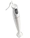 Proctor Silex Electric Immersion Hand Blender with Detachable Dishwasher Safe Handheld Blending Stick, 2-Speeds, 150 Watts, White (59738A)