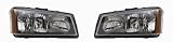 Chevy Silverado 1500 2500 3500 Hd 03 04 Pickup Headlight Head Lamp Pair