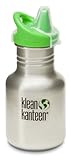 Klean Kid Kanteen Stainless Steel Sippy, Silver, 12-Ounce