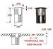 SSKL250-20-165 300 Stainless Thin-NUT, Large Flange, Plain Finish, 1/4-20 x .030-.165 Grip Range (Pack of 10)