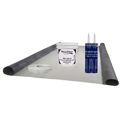 EPDM RV Rubber Roof Kit | 8.5' Wide | Camper Rubber Roof Kit | Trailer Roof | Motor Home Roof | Camper Roof | RV (Camper) Roof Repair | Trailer Roof Repair (5ft)