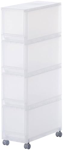 Amazon Co Jp 無印良品 ｐｐストッカー４段 キャスター付 宅 ｖ 約幅１８ 奥行４０ 高さ８３ｃｍ 日本製 ホーム キッチン