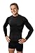 Copper Compression Men’s Base Layer Long Sleeve Compression Shirt Fit for Men Black