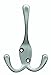 Franklin Brass FBTRIH5-SN-C Light Duty Tri-Hook, 5-Pack, Satin Nickel, 5 Piece