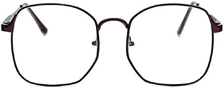 Nuni Wire Frame Nerd Bookworm Oversized Square Aviator Eyeglasses