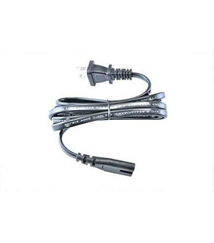 SLLEA AC Power Cord Plug Cable Lead for Sony CFD-S01 CFDS01 CFD-S05 CFDS05 ZS-S2IP ZSS2IP ZS-M35 ZSM35 ZS-SAT1 ZSSAT1 ZS-SN10 ZSSN10 ZSX1 Digital CD Radio Cassette Player