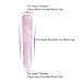 Top Plaza Gua Sha Facial Scraping Massage Tool Hand Made Natural Rose Quartz Guasha Board SPA Acupuncture Therapy Massage Stones-Set of 3
