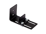Wall Mount Floor Guide for Barn Door Hardware, Powder Coated Black