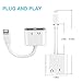 Headphone Adapter for iPhone 3.5mm Jack Dongle 2 in 1 Accessories Charger Cables Earphone Convertor Compatible with iPhone Chargers & Audio Compatible with iPhone Xs MAX/XR/XS/X / 8/ 8Plus/ 7/7 Plus.thumb 1