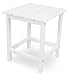 POLYWOOD ECT18WH Long Island 18" Side Table, White primary