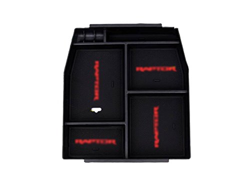 HIGH FLYING Interior Accessories Central Console Armrest Storage Glove Box Organizer Pallet Tray For Ford F150 F-150 2015 2016 2017 - Thumbnail 4