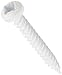AP Products 012-PSQ500 W 8 X 1-1/4 White Pan Head Square Recess Screw - Pack of 500