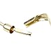 4 Pack 8 inch Lamp Harp Holder for Table and Floor Lamps (Gold)