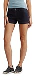 Aeropostale Women's Color Wash Twill Midi Shorts