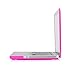 RUBAN Plastic Hard Case Shell and Keyboard Cover Compatible with MacBook A1278-Older Version MacBook (2012 2011 2010 2009) -hot pink