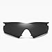 Walleva Black Polarized Replacement Lenses for Oakley M Frame Hybrid Sunglasses