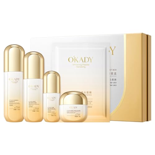 R RadiantRise Skin Care Set, Facial Skin Care Set with NIACINAMIDE, Anti-Wrinkle, Hydrating, Soothing, Valentine's Day and Holiday Set Valentine's Day Gift