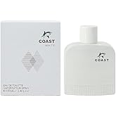 Coast (Cologne for Men (WHITE) 3.4 Oz Men's Eau De Toilette Spray Refreshing & Warm Masculine Scent for Daily Use Men's Casual Cologne Great Holiday Gift Smell Fresh All Day A Gift for Any Occasion)