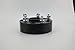 GDSMOTU 5 Lug Dodge Ram 1500 Wheel Spacers, 4pc Black 5x5.5 Hub-Centric Wheel Spacers Adapters 2