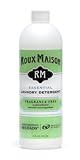 Roux Maison All Natural Laundry Detergent + Odor Eliminator HE Detergent, Hypoallergenic Laundry Detergent Liquid + Environmentally Friendly Detergent for Sensitive Skin- Essential Fragrance Free 16oz