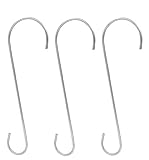 TQVAI 12 Inch Strong Rust Resistant Bird Feeder Hooks Plant Hanger Tree Branch Hook, 3 Pieces