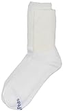 MediPeds Extra Wide Rib Crew Socks, 2 Pr
