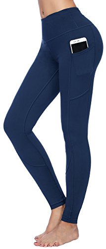 HOFI High Waist Yoga Pants for Women Side & Inner Pockets with Tummy Control Sports Leggings