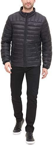 Tommy Hilfiger Men's Lightweight Water Resistant Packable Down Puffer Jacket (Standard and Big & Tall)