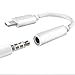 Lightning to 3.5 mm Headphone Jack Adapter, Anskp Lightning Port to 3.5 mm AUX Female Audio Jack Headphone Cable Adaptor for iPhone 7 / 7 Plus-No Calling Function and Volume Control