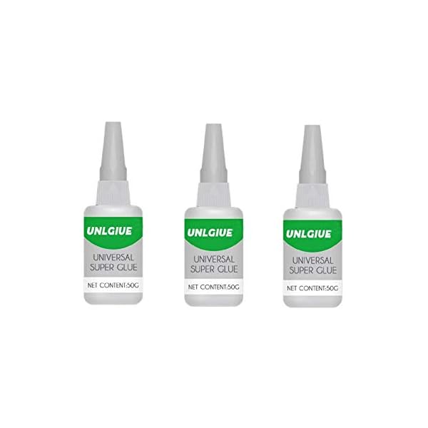 3PC Uniglue Universal Super Glue Starker Kunststoffkleber