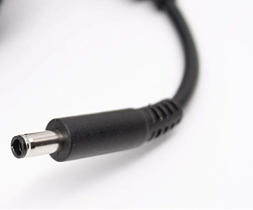 Dell 19.5V 3.34A 65W Slim Black Power Adapter with 4.5mm x 3.0mm Pin Size Charger Compatible with Part Numbers 450-AECO 43NY4 MGJN9 G6J41 UK