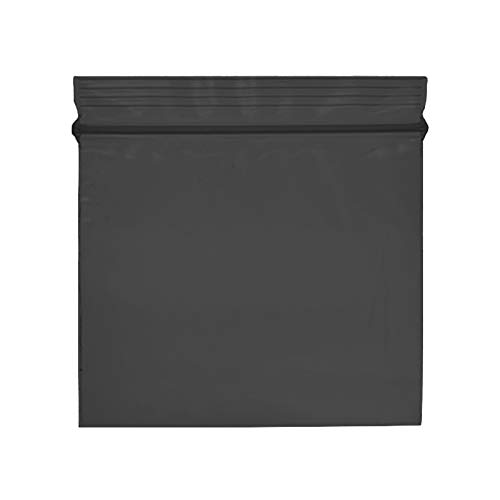 Grip Seal Bags Zip Lock Bags Resealable Plastic Bags Baggies (30x30 mm (300 Pcs), Black)