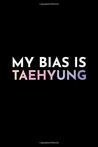 My Bias Is Taehyung: Blank Lined Journal