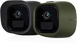Arlo Accessory - Skins | Set of 2 - Black & Green | Compatible with Arlo Go only| (VMA4260)