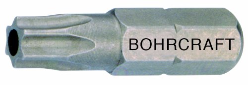Bohrcraft Screwdriver Bits 5/16 "for Torx Screws with Hole, TR 25 x 35 mm/Box, Pack of 1, 67151502535