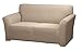 Stretch Sensations Newport Sofa Stretch Slipcover, Wheat