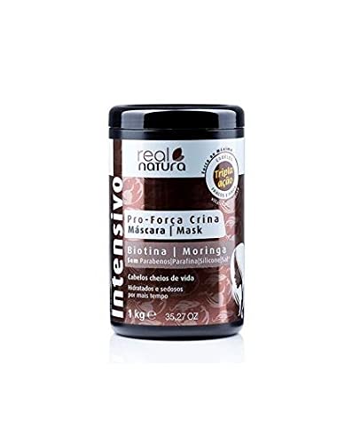 REAL NATURA - Hair Mask without Salt Pro-Força Crina - Unisex Hair Care - 1 kg - For Stronger, Resistant and Healthy Hair