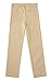 Bienzoe Big Girl's School Uniforms Cotton Stretchy Slim Flat Front Adjust Waist Pants,Khaki,14