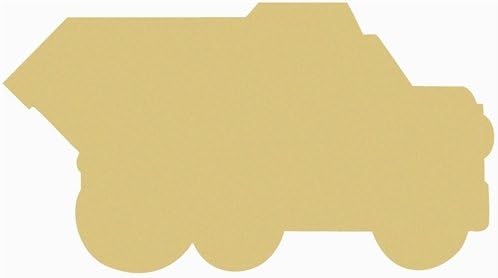 12" DUMPTRUCK Cutout DUMP Truck Unfinished Wood Shape Cutout Variety of Sizes USA Made Kids Room