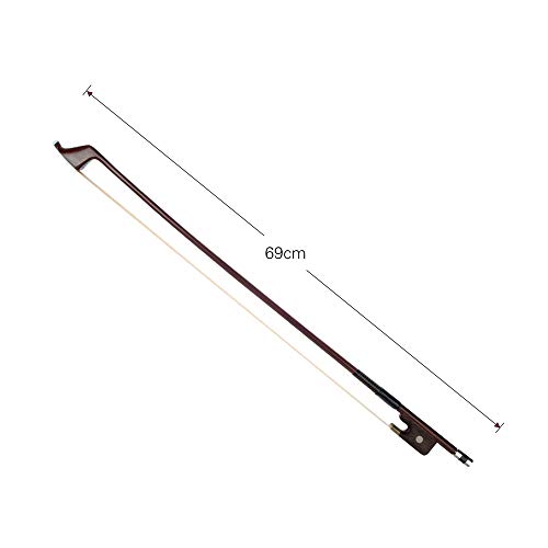 Muslady 4/4 Double Bass Brazilwood Bow German Style Bows Horsehair Bow Hair Great Balance Point Orchestral Strings Accessories