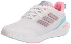 adidas EQ21 2.0 Running Shoe, White/Matt Purple