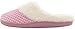 ULTRAIDEAS Women's Lamb-hug Comfy Fleece House Slippers Memory Foam, Slip-on House Shoes Indoor Outdoor (Pink, Size 9-10)