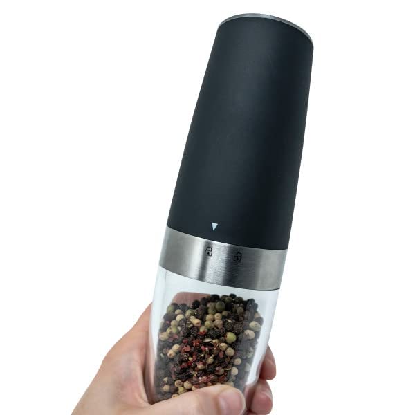 Cuisinart CSS-2424 Gravity Salt and Pepper Spice Mill with Blue LED Light, 2/3 Cup Capacity