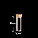 5pcs 30ml Small Mini Glass Bottles Vials Jars Glass Test Tube with Cork Stoppers Storage Glass Bottle 30ml 30x70mm(1.18x2.75inch)