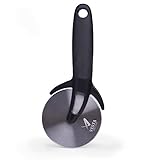 Premium Professional Pizza Cutter Wheel By VestaHomeStore - With Sharp Angled Stainless Steel Blade, Ergonomic Anti-Slip Handle & Durable Blade Cover - Ideal For Pizza, Pies, Waffles and Dough Cookies